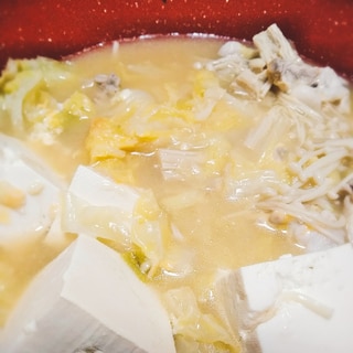 濃厚チーズ味噌鍋